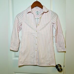 Pink Vineyard Vines Button-Up Shirt